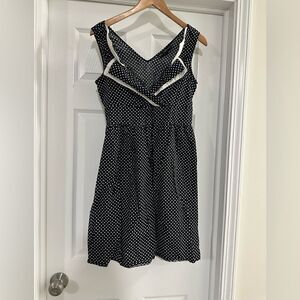 Vintage Mlle Gabrielle Rockabilly Retro polka dot dress size medium